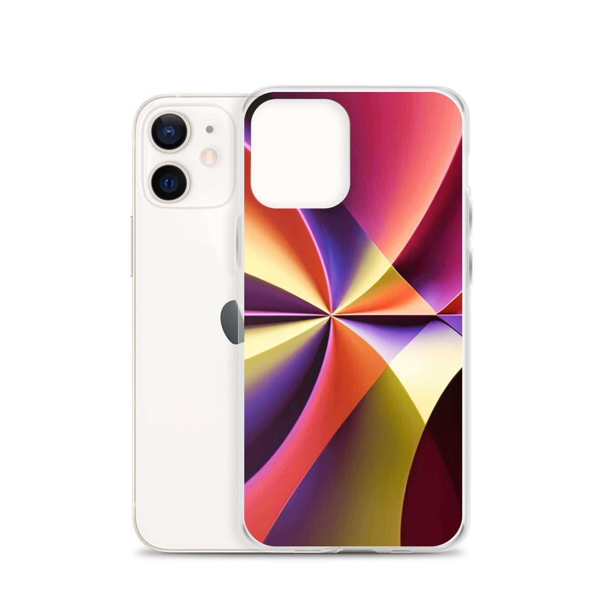 Story of Colour abstract art clear case for iPhone 12 – Abstract Aura.